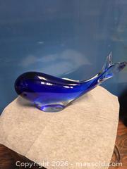 MaxSold Auction: Cobalt Blue Glass Whale Figurine, Saks Fifth Avenue Crystal - Calgary (Alberta, Canada) SELLER MANAGED Estate Sale Online Auction - 59 Avenue South East