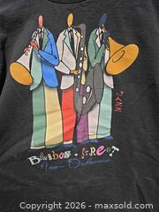 MaxSold Auction: Fruit of the Loom Black T-Shirt XL Bourbon Street Jazz Print - Calgary (Alberta, Canada) SELLER MANAGED Estate Sale Online Auction - 59 Avenue South East