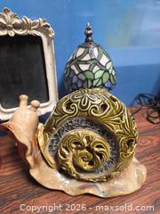 MaxSold Auction: Home Decor Lot with Tiffany-Style Lamp, Ceramic Snail - Calgary (Alberta, Canada) SELLER MANAGED Estate Sale Online Auction - 59 Avenue South East