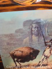 MaxSold Auction: Indigenous American Framed Art, Wood Frame, 12.5 x 10.5 - Calgary (Alberta, Canada) SELLER MANAGED Estate Sale Online Auction - 59 Avenue South East