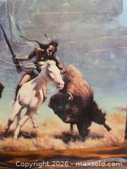 MaxSold Auction: Indigenous American Framed Art, Wood Frame, 12.5 x 10.5 - Calgary (Alberta, Canada) SELLER MANAGED Estate Sale Online Auction - 59 Avenue South East