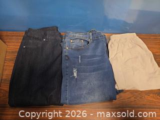 MaxSold Auction: Jeans / Denim Pants & Shorts, Size Mixed — White, Dark Blue, Medium Blue - Calgary (Alberta, Canada) SELLER MANAGED Estate Sale Online Auction - 59 Avenue South East