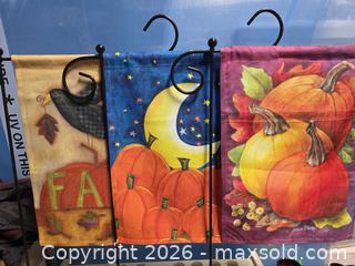 MaxSold Auction: Joanne Barry Set of 3 Polyester Garden Flags - Calgary (Alberta, Canada) SELLER MANAGED Estate Sale Online Auction - 59 Avenue South East