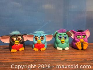 MaxSold Auction: Lot of 4 Furby Collectibles (1990s) - Calgary (Alberta, Canada) SELLER MANAGED Estate Sale Online Auction - 59 Avenue South East