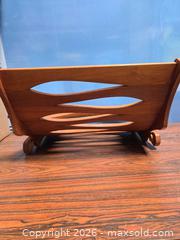 MaxSold Auction: Mid-Century Solid Teak Foldable Decorative Tray - Calgary (Alberta, Canada) SELLER MANAGED Estate Sale Online Auction - 59 Avenue South East