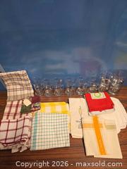MaxSold Auction: Mixed Lot: Glassware, Drinkware & Kitchen Linens - Calgary (Alberta, Canada) SELLER MANAGED Estate Sale Online Auction - 59 Avenue South East