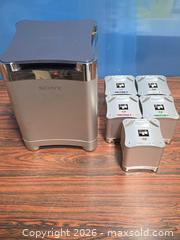 MaxSold Auction: NOT TESTED Sony SS-WS503 Home Theater Speaker Set - Silver/Champagne - Calgary (Alberta, Canada) SELLER MANAGED Estate Sale Online Auction - 59 Avenue South East