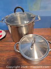 MaxSold Auction: Previously used IKEA 365+ Stainless Steel 2-Piece Pot Set with Lids - Calgary (Alberta, Canada) SELLER MANAGED Estate Sale Online Auction - 59 Avenue South East
