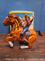 MaxSold Auction: Tin Western Wind-Up Mechanical Toy with Key and Original Box - Calgary (Alberta, Canada) SELLER MANAGED Estate Sale Online Auction - 59 Avenue South East