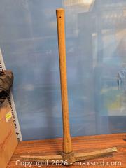 MaxSold Auction: Vintage Pickaxe with Wooden Handle, 35 in - Calgary (Alberta, Canada) SELLER MANAGED Estate Sale Online Auction - 59 Avenue South East