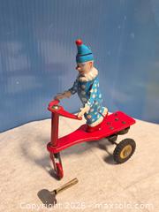 MaxSold Auction: Vintage Tin Wind-Up Clown Toy — Roli Zoli (mid 20th c.) - Calgary (Alberta, Canada) SELLER MANAGED Estate Sale Online Auction - 59 Avenue South East