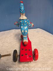 MaxSold Auction: Vintage Tin Wind-Up Clown Toy — Roli Zoli (mid 20th c.) - Calgary (Alberta, Canada) SELLER MANAGED Estate Sale Online Auction - 59 Avenue South East