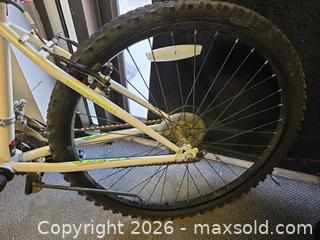 MaxSold Auction: White 26 in Mountain Bike with V-brake - Calgary (Alberta, Canada) SELLER MANAGED Estate Sale Online Auction - 59 Avenue South East