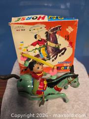 MaxSold Auction: Wind-Up Tin Toy Acrobat on Horse, Original Box - Calgary (Alberta, Canada) SELLER MANAGED Estate Sale Online Auction - 59 Avenue South East