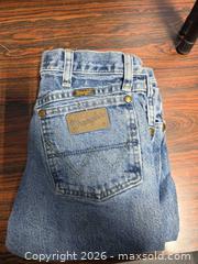 MaxSold Auction: Wrangler Light Blue Straight Denim Jeans - Calgary (Alberta, Canada) SELLER MANAGED Estate Sale Online Auction - 59 Avenue South East