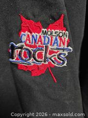MaxSold Auction: XL Cotton Button-Up Shirt with Molson Canadian Embroidered Logo - Calgary (Alberta, Canada) SELLER MANAGED Estate Sale Online Auction - 59 Avenue South East