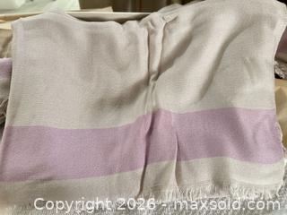 MaxSold Auction: 3 - Aerin Lauder Estée Lauder Striped Rayon Scarf - Las Vegas (Nevada, USA) PARTNER MANAGED Estate Sale Online Auction - Argent Star Court