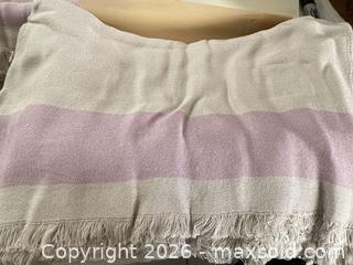 MaxSold Auction: 3 - Aerin Lauder Estée Lauder Striped Rayon Scarf - Las Vegas (Nevada, USA) PARTNER MANAGED Estate Sale Online Auction - Argent Star Court