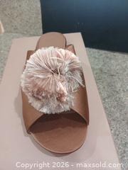 MaxSold Auction: A.D. & Daughters Satin Tan/Brown Open-Toe Slip-On Slides, 7.5 - Las Vegas (Nevada, USA) PARTNER MANAGED Estate Sale Online Auction - Argent Star Court