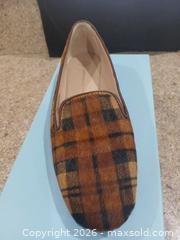 MaxSold Auction: Antonio Melani Plaid Brown/Tan Calf-Hair Loafers Size 7.5 - Las Vegas (Nevada, USA) PARTNER MANAGED Estate Sale Online Auction - Argent Star Court
