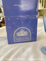 MaxSold Auction: Avon Blue Glass Water Goblets, Pair - Las Vegas (Nevada, USA) PARTNER MANAGED Estate Sale Online Auction - Argent Star Court