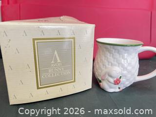 MaxSold Auction: Avon Bunny Collection Ceramic Mug, White with Green Rim - Las Vegas (Nevada, USA) PARTNER MANAGED Estate Sale Online Auction - Argent Star Court