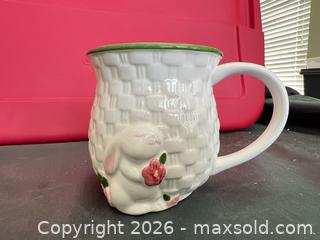 MaxSold Auction: Avon Bunny Collection Ceramic Mug, White with Green Rim - Las Vegas (Nevada, USA) PARTNER MANAGED Estate Sale Online Auction - Argent Star Court