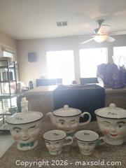 MaxSold Auction: Baileys Promotional Ceramic Novelty Tea Set, 5-Piece - Las Vegas (Nevada, USA) PARTNER MANAGED Estate Sale Online Auction - Argent Star Court