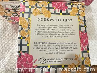 MaxSold Auction: Beekman 1802 Whipped Body Cream Plumeria Butterfly Garden, 8 fl oz (3) - Las Vegas (Nevada, USA) PARTNER MANAGED Estate Sale Online Auction - Argent Star Court