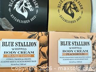 MaxSold Auction: Blue Stallion Whipped Body Creams, 4 x 10.14 fl oz (Variety) - Las Vegas (Nevada, USA) PARTNER MANAGED Estate Sale Online Auction - Argent Star Court