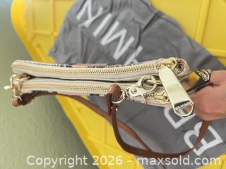 MaxSold Auction: Brahmin Embossed Leather Crossbody (Pink/Black/Tan) - Las Vegas (Nevada, USA) PARTNER MANAGED Estate Sale Online Auction - Argent Star Court