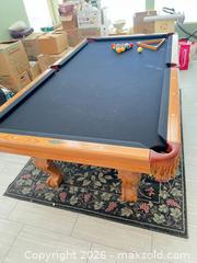 MaxSold Auction: Brunswick 8 ft Solid Wood Pool Table with Black Felt - Las Vegas (Nevada, USA) PARTNER MANAGED Estate Sale Online Auction - Argent Star Court