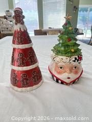 MaxSold Auction: Ceramic Christmas Gingerbread Cookie Jar Decorative Canister with Candle  - Las Vegas (Nevada, USA) PARTNER MANAGED Estate Sale Online Auction - Argent Star Court