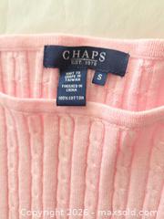 MaxSold Auction: Chaps Pink Long Sleeve Cotton Top, Size S - Las Vegas (Nevada, USA) PARTNER MANAGED Estate Sale Online Auction - Argent Star Court