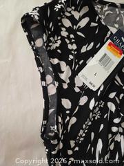 MaxSold Auction: Chaps Sleeveless Floral Top, Size L, Black/White - Las Vegas (Nevada, USA) PARTNER MANAGED Estate Sale Online Auction - Argent Star Court