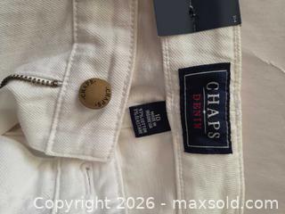 MaxSold Auction: Chaps Straight Cotton Jeans Size 10 White - Las Vegas (Nevada, USA) PARTNER MANAGED Estate Sale Online Auction - Argent Star Court