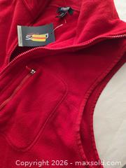 MaxSold Auction: Chaps Women's Red Fleece Vest Size L - Las Vegas (Nevada, USA) PARTNER MANAGED Estate Sale Online Auction - Argent Star Court