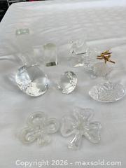 MaxSold Auction: Clear Crystal Figurines Lot (6–10 Pieces) - Las Vegas (Nevada, USA) PARTNER MANAGED Estate Sale Online Auction - Argent Star Court