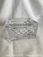 MaxSold Auction: Clear Crystal Trinket / Jewelry Box Made in Slovenia - Las Vegas (Nevada, USA) PARTNER MANAGED Estate Sale Online Auction - Argent Star Court