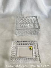 MaxSold Auction: Clear Crystal Trinket / Jewelry Box Made in Slovenia - Las Vegas (Nevada, USA) PARTNER MANAGED Estate Sale Online Auction - Argent Star Court