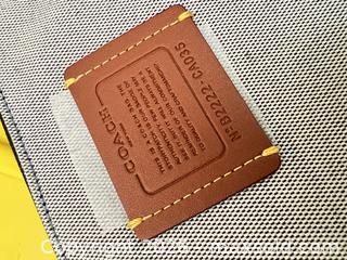 MaxSold Auction: Coach Blue Crocheted Raffia Tote with Embroidered Strawberries - Las Vegas (Nevada, USA) PARTNER MANAGED Estate Sale Online Auction - Argent Star Court