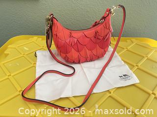 MaxSold Auction: Coach Coral Leather & Fabric Crossbody Shoulder Bag - Las Vegas (Nevada, USA) PARTNER MANAGED Estate Sale Online Auction - Argent Star Court