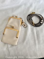 MaxSold Auction: Coach Ivory Glove-Tanned Leather Crossbody Phone Pouch & Coin Purse - Las Vegas (Nevada, USA) PARTNER MANAGED Estate Sale Online Auction - Argent Star Court