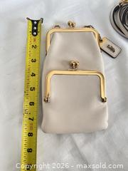 MaxSold Auction: Coach Ivory Glove-Tanned Leather Crossbody Phone Pouch & Coin Purse - Las Vegas (Nevada, USA) PARTNER MANAGED Estate Sale Online Auction - Argent Star Court
