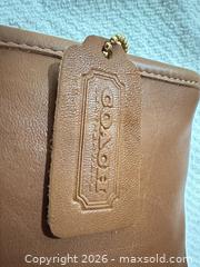 MaxSold Auction: Coach Leather Tan Cognac Small Clutch Wristlet Cosmetic Pouch - Las Vegas (Nevada, USA) PARTNER MANAGED Estate Sale Online Auction - Argent Star Court