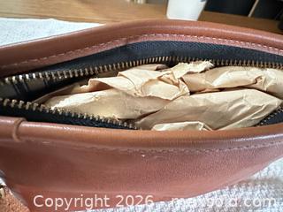 MaxSold Auction: Coach Leather Tan Cognac Small Clutch Wristlet Cosmetic Pouch - Las Vegas (Nevada, USA) PARTNER MANAGED Estate Sale Online Auction - Argent Star Court