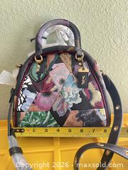 MaxSold Auction: Coach Multicolor Floral Pebbled Leather Satchel Crossbody - Las Vegas (Nevada, USA) PARTNER MANAGED Estate Sale Online Auction - Argent Star Court