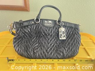 MaxSold Auction: Coach Nylon & Leather Quilted Shoulder Handbag, Black - Las Vegas (Nevada, USA) PARTNER MANAGED Estate Sale Online Auction - Argent Star Court