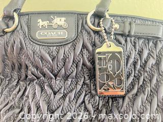 MaxSold Auction: Coach Nylon & Leather Quilted Shoulder Handbag, Black - Las Vegas (Nevada, USA) PARTNER MANAGED Estate Sale Online Auction - Argent Star Court