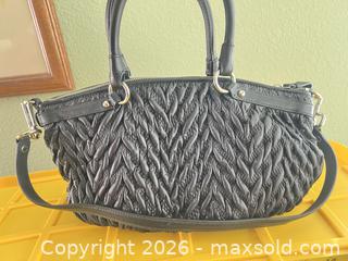 MaxSold Auction: Coach Nylon & Leather Quilted Shoulder Handbag, Black - Las Vegas (Nevada, USA) PARTNER MANAGED Estate Sale Online Auction - Argent Star Court